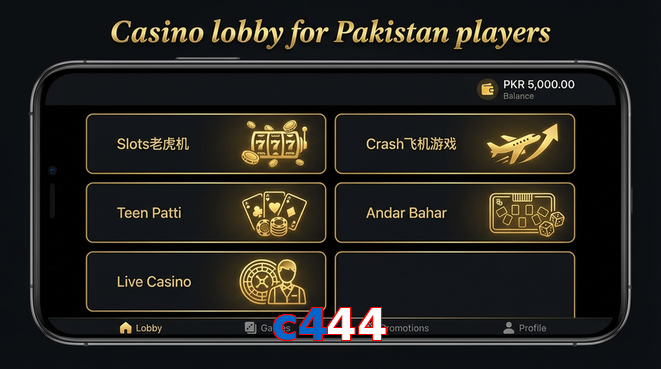 Lobby view of C444 for Pakistan users